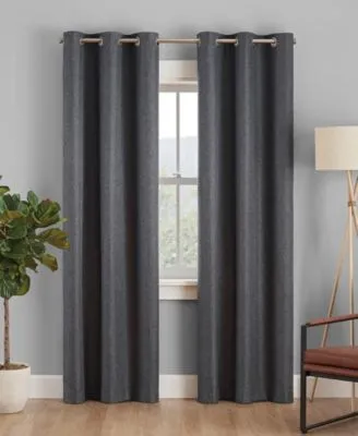 Basketweave Curtain Panel Collection