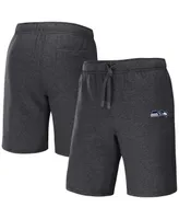 Men's Nfl x Darius Rucker Collection by Fanatics Heather Charcoal Seattle Seahawks Logo Shorts