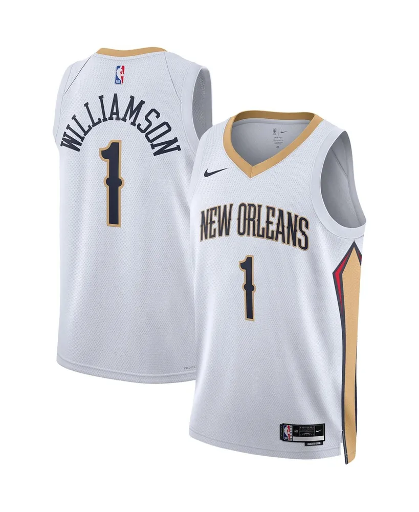 Men's Nike Zion Williamson White New Orleans Pelicans Swingman Jersey - Association Edition