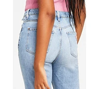 Guess Women's Frayed Mom Jeans