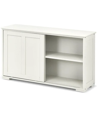 Costway Kitchen Storage Cabinet Sideboard Buffet Cupboard Wood