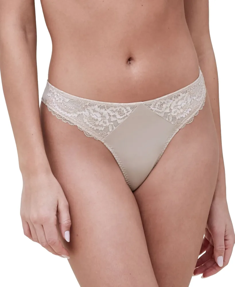 Skarlett Blue Women's Minx No-Show Comfortable Lace Thong