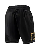 Men's Mitchell & Ness Black Milwaukee Bucks Big Face 4.0 Fashion Shorts