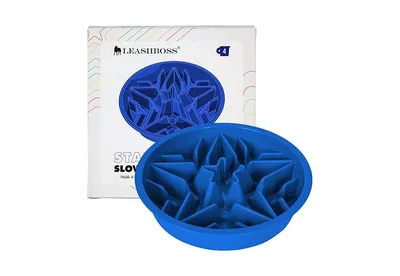 Leashboss Elevated Slow Dog Feed Bowl - 4 Cup