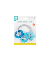 Bumkins Baby Girls Three Textured Gripping Teething Charms