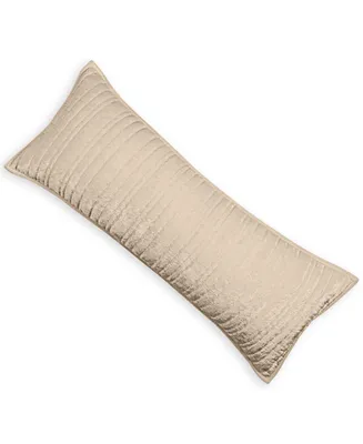 Closeout! Hotel Collection Variegated Stripe Velvet Decorative Pillow, 14" x 36", Created for Macy's