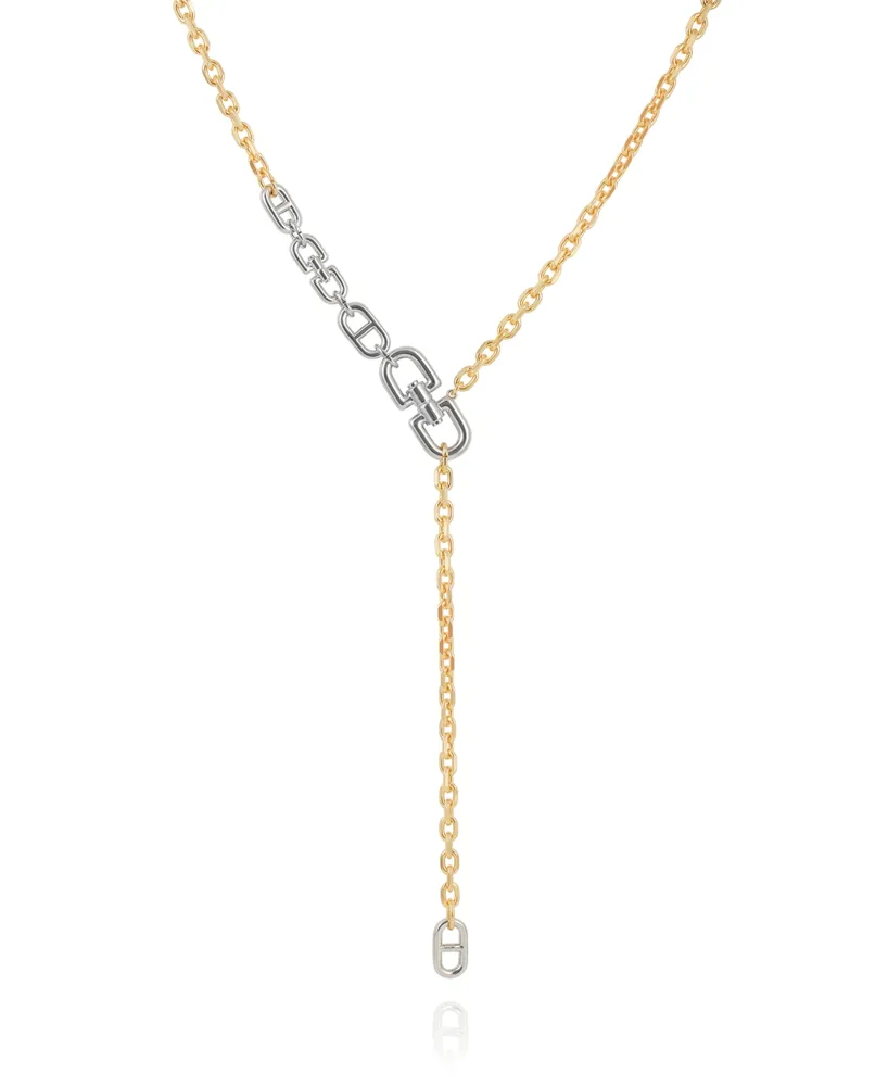 Vince Camuto Gold-Tone and Silver-Tone Y Necklace - Gold-Tone, Silver