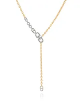 Vince Camuto Gold-Tone and Silver-Tone Y Necklace - Gold-Tone, Silver