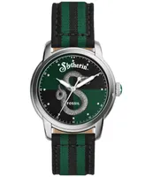 Fossil Unisex Limited Edition Harry Potter Slytherin Black Green Nylon Strap Watch, 40mm