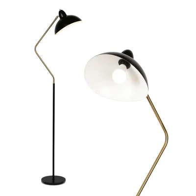 Brightech Swoop Led Decor Standing Floor Lamp with Adjustable Head
