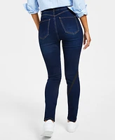Dollhouse Curvy Double Button High Rise Skinny Jeans