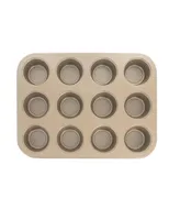 Kitchen Details Pro Series 12 Piece Cup Cupcake Pan - Gold