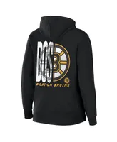 Women's Wear by Erin Andrews Black Boston Bruins Sponge Fleece Full-Zip Hoodie