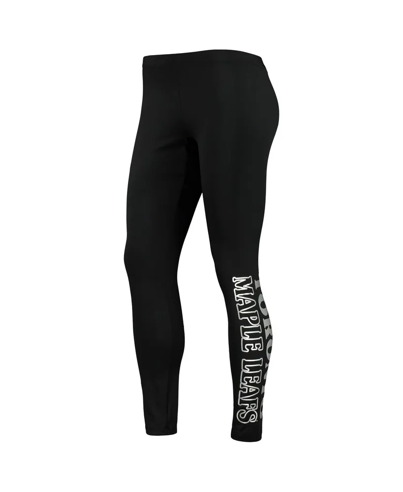 Women's G-iii Sports by Carl Banks Black Toronto Maple Leafs Stadium Leggings