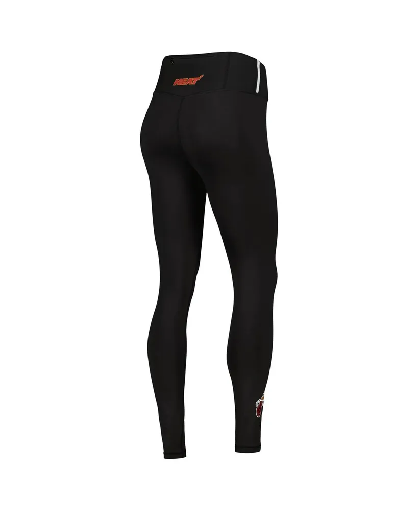 Women's Pro Standard Black Miami Heat Classics Lux Leggings