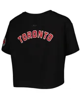 Women's Pro Standard Black Toronto Raptors Classics Boxy T-shirt