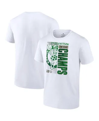 Men's Fanatics White Boston Celtics 2022 Eastern Conference Champions Big and Tall Locker Room T-shirt
