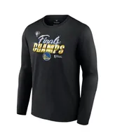 Men's Fanatics Black Golden State Warriors 2022 Nba Finals Champions Forward Roster Signature Long Sleeve T-shirt