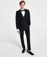 Bar Iii Mens Slim Fit Faille Trim Tuxedo Jacket Vest Pants Created For Macys