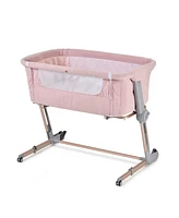 Hug Me Plus 3-in-1 Bedside Sleeper & Portable Bassinet with Mosquito Net