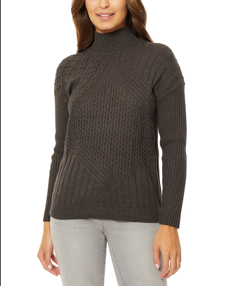 Jones New York Women's Directional Stitch Sweater