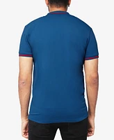 X-Ray Men's Basic Short Sleeve Rib Polo Shirt