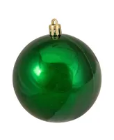 Northlight 32 Count Xmas Shatterproof 4- Finish Christmas Ball Ornaments 80mm Set, 3.25"