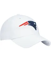 Women's '47 White New England Patriots Miata Clean Up Logo Adjustable Hat