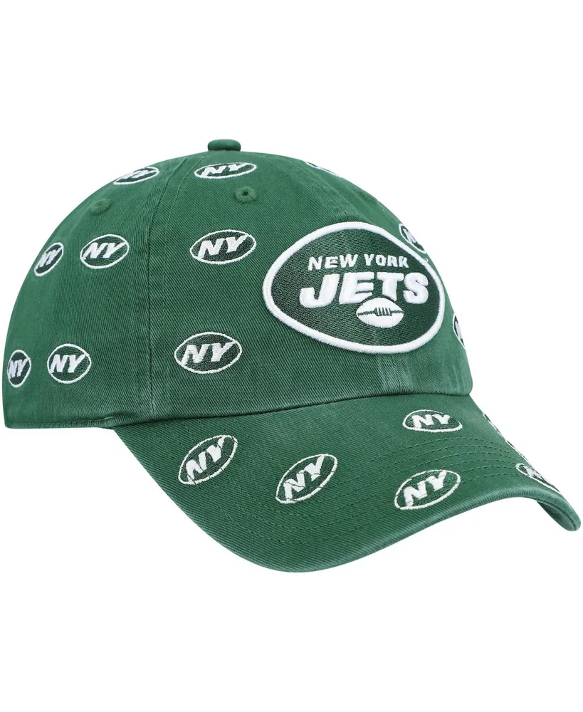 Women's '47 Green New York Jets Confetti Clean Up Adjustable Hat