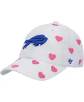 Girls Toddler '47 White Buffalo Bills Surprise Clean Up Adjustable Hat