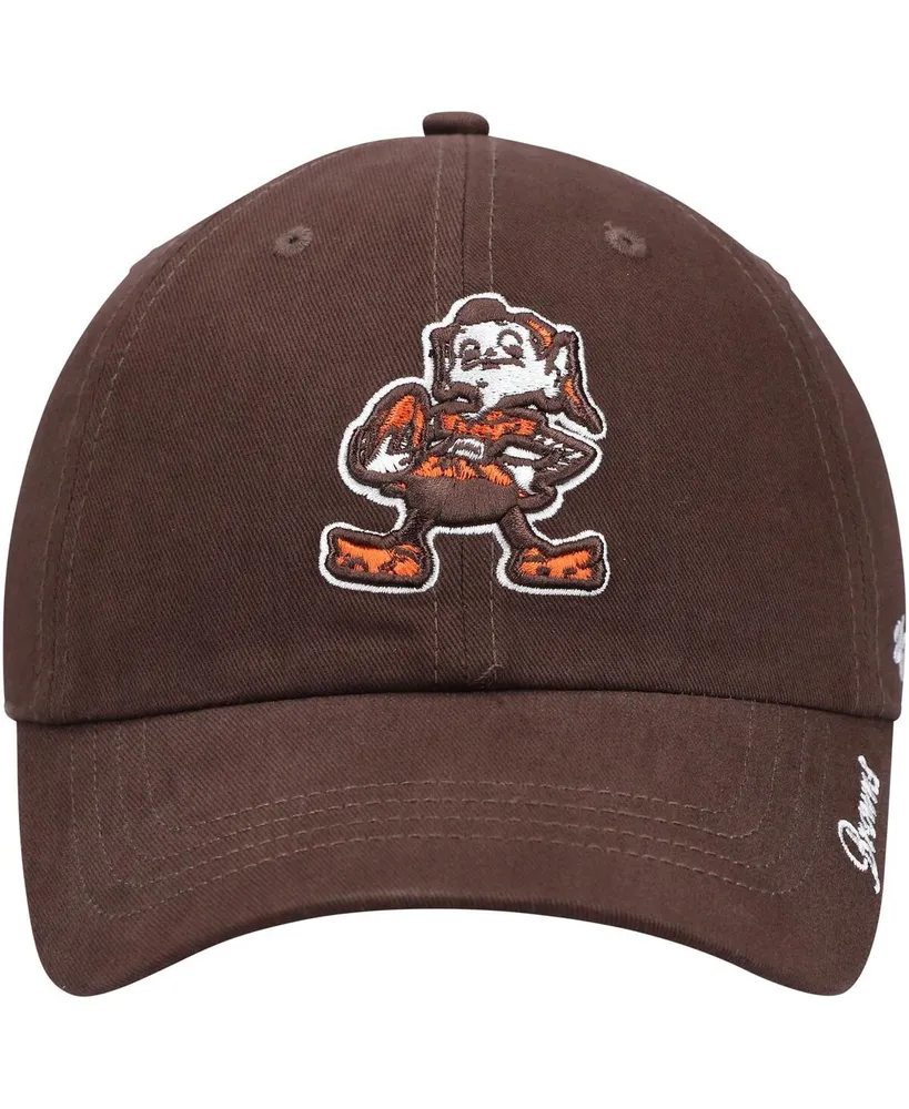 Women's '47 Brown Cleveland Browns Miata Clean Up Legacy Adjustable Hat