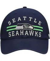 Men's '47 Brand College Navy Seattle Seahawks Highpoint Trucker Clean Up Snapback Hat