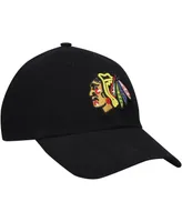 Women's Black Chicago Blackhawks Team Miata Clean Up Adjustable Hat