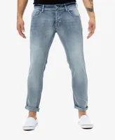 X-Ray Men's Rawx Contrast Neon Stitch Flex Jeans