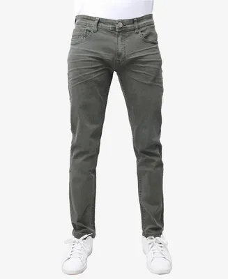 X-Ray Men's Stretch Twill Colored Pants