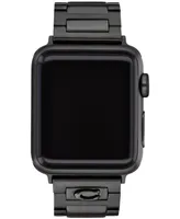 Coach Black Stainless Steel Apple Bracelet, 38, 40, 41mm