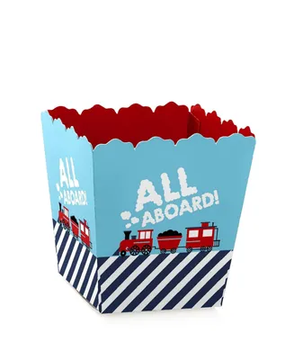 Railroad Party Crossing - Mini Favor Boxes - Treat Candy Boxes - 12 Ct