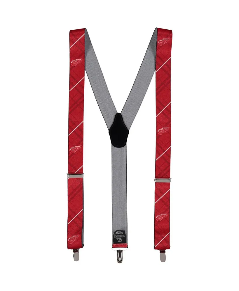 Men's Red Detroit Red Wings Suspenders