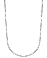 Grown With Love Men's Lab Grown Diamond 22" Tennis Necklace (10 ct. t.w.) in 10k White Gold