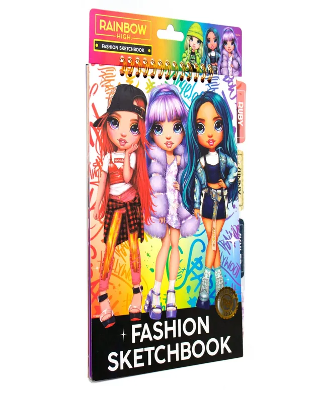 Disney Descendants 3 Fashion Design Sketchbook Make It Real, includes 110  Stickers Stencils, Draw Sketch Create, Fashion Coloring Book, Tweens Girls