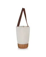 Picnic Time Pico Willow and Canvas Lunch Basket Bag