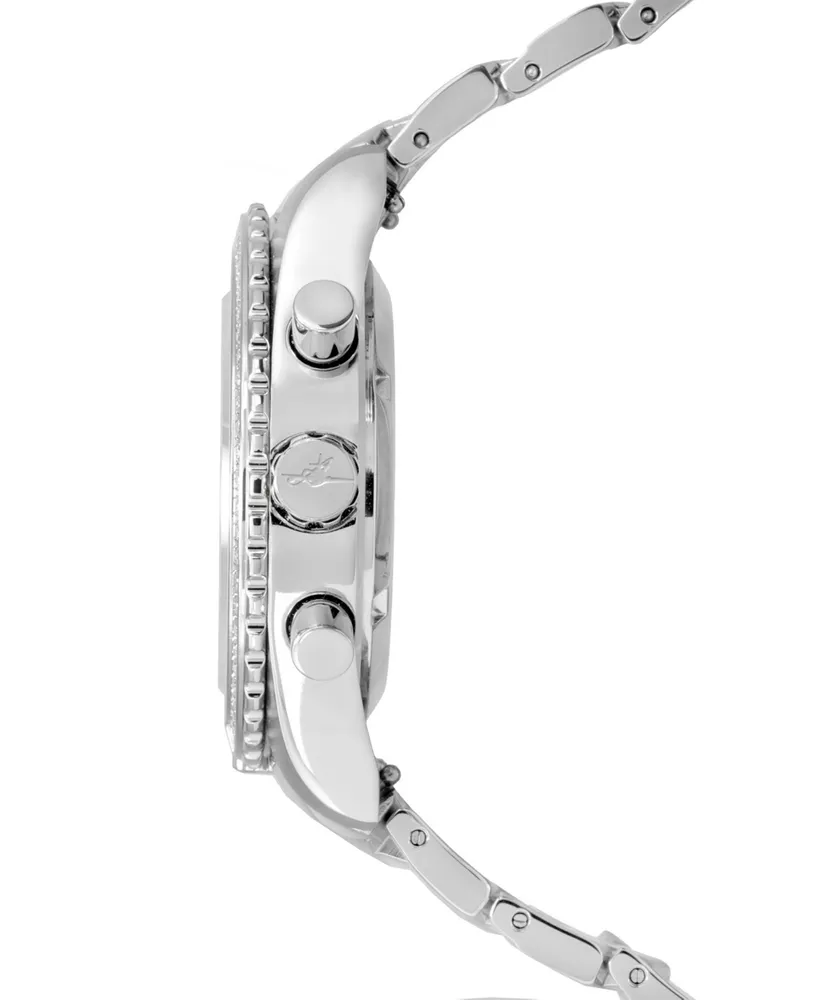 Abingdon Co. Women's Jackie Chronograph Multifunctional Stainless Steel Bracelet Watch 41-1/2mm