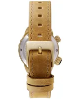 Abingdon Co. Women's Jane Brown Leather Strap Watch 35mm