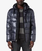 Marc New York Men's Gotham Super Wet Cire Puffer with Grossgrain Trim