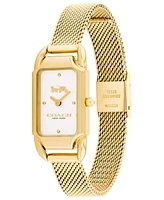 Coach Women's Cadie Stainless Steel Mesh Bracelet Watch, 17.5 x 28.5mm