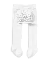 MeMoi Baby Girls Rhumba Cotton Blend Tights With Ruffles