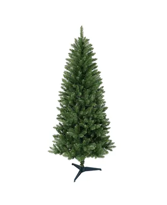 Puleo Carson Pine Artificial Christmas Tree with Stand, 6'