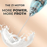 Handheld Milk Frother for Coffee with Upgraded Titanium Motor (No Stand)