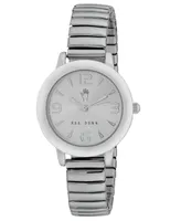 Rae Dunn Women's Quartz Silver-Tone Alloy Bracelet Watch 30mm