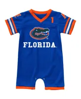 Boys and Girls Infant Colosseum Royal Florida Gators Bumpo Football Romper